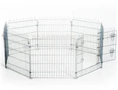 Sprzęt podróżny i transportery dla psów - PawHut KOJEC HODOWLANY METALOWY KLATKA 63x76 cm - miniaturka - grafika 1