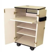 Akcesoria do projektorów - Liesegang Liesegang szafka projekcyjna Basic z drzwiami rewizyjnymi - szary 301431 - miniaturka - grafika 1