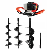 Świdry do ziemi - Wiertnica Glebowa Świder Spalinowy 3x Wiertło - miniaturka - grafika 1