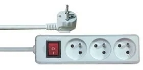 Emos PL Sp. z o.o. Przedłużacz z uziemieniem Z WYŁĄCZNIKIEM / 3G / 2M P1312 - Przedłużacze i rozgałęźniki - miniaturka - grafika 3