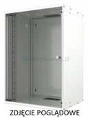 Szafy rack - Mirsan Szafa wisząca 19" 7U 400MM czarna drzwi szklane do samodzielnego montażu) MR.SOHO07U40DE.01 - miniaturka - grafika 1