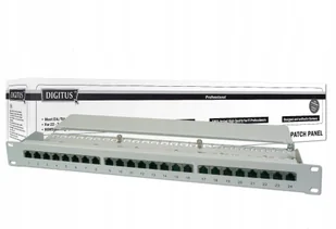 Digitus Patch panel 19"" 24 porty, kat.6, S/FTP, 1U, wspornik kablowy, czarny (kompletny) (SPDPOKEP0140 [5340208]) - Pozostałe akcesoria sieciowe - miniaturka - grafika 4