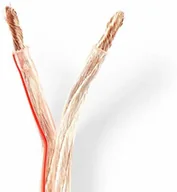 Kable - Nedis Kabel głośnikowy - 2x 6.00 mm - CCA - 25 m - okrągły - owinięty - PCW - przezroczysty CAGW6000TR250 - miniaturka - grafika 1