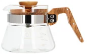 Zaparzacze i kawiarki - Hario Coffee Server 400ml - Olive Wood C082-876CF - miniaturka - grafika 1