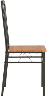 vidaXL Krzesła do jadalni, 6 szt., brązowe, MDF - Krzesła - miniaturka - grafika 5