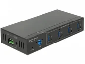 Switche - Delock 63309 huby i koncentratory USB 3.0 (3.1 Gen 1) Type-B 5000 Mbit/s Czarny, Hub USB - miniaturka - grafika 1