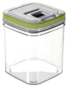 Pojemniki kuchenne - Curver pudełko 03031 995 01 pojemnik na żywność Grand Chef Cube, 1,3 L, przezroczysty/biały/zielony 217838 - miniaturka - grafika 1