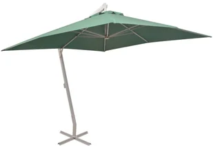 vidaXL Parasol ogrodowy, wiszący, 300 x cm, aluminiowy, zielony - Parasole ogrodowe - miniaturka - grafika 3