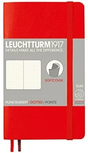 Leuchtturm 1917 349311 Notitieboek, pocket (A6), softcover, met puntpatroon, 121 paginas, rood 349311 - Pozostałe akcesoria dla plastyków - miniaturka - grafika 2