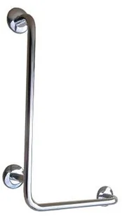 Faneco PORĘCZ KĄTOWA DLA NIEPEŁNOSPRAWNYCH 7/5 LEWA 90o SN M S32UKL7/5 SN M - Akcesoria łazienkowe - miniaturka - grafika 2