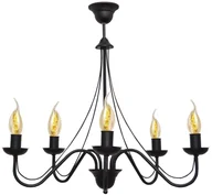 Lampy sufitowe - Helam Żyrandol na drucie MALBO II 5xE14/60W/230V - miniaturka - grafika 1