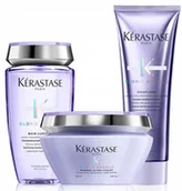 Zestawy kosmetyków damskich - Kerastase Blond Absolu Lumiere szamp odżywka maska - miniaturka - grafika 1