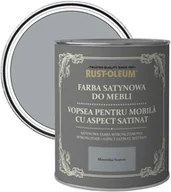 Farby do metalu - Rust-Oleum Farba do mebli Rust-Oleum mineralna szarość satyna 0 125 l R0070116X5 - miniaturka - grafika 1