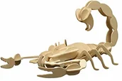 Puzzle - Pebaro Pebaro 857/5 drewniany zestaw konstrukcyjny 3D Puzzle Skorpion, wielokolorowy Donau Elektronik _M857-5 - miniaturka - grafika 1