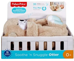 Fisher Price Wydra usypianka-przytulanka FXC66 - Szumiące zabawki - miniaturka - grafika 27