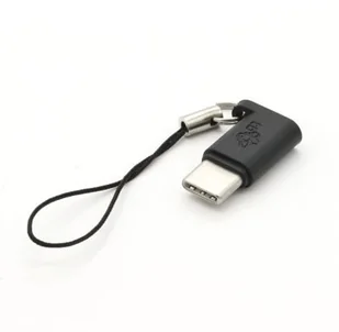 TB Adapter Micro USB USB C czarny (AKTBXKU2PBC000B) - Kable USB - miniaturka - grafika 2