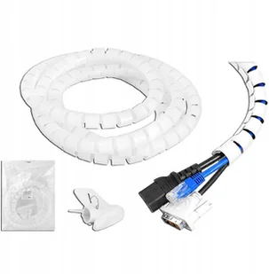 Organizator maskownica kabli ORG03 biały - Pozostałe akcesoria sieciowe - miniaturka - grafika 3