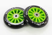 Akcesoria do skatingu - Spartan Zestaw 2szt koło kółka HULAJNOGA STUNT łożyska ABEC7 100mm 23083404 - miniaturka - grafika 1