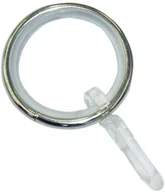Akcesoria do wystroju okien - Kółka z wkładką i haczykiem KRETA 19 mm stal szlachetna, 10 szt. - miniaturka - grafika 1