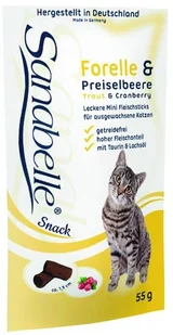 Sanabelle Snack Pstrąg & Borówka 55G - Suplementy i witaminy dla kotów - miniaturka - grafika 5