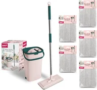 Miotły, szufle, mopy - York ZESTAW MOP płaski wyciskany z wiadrem HANDY z 5 zapasami SUPER CENA oficjalny sklep internetowy zestaw-mop-plaski-z-wiaderm-handy-z-5-zapasmi - miniaturka - grafika 1