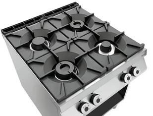 Bartscher 4-PALNIKOWA KUCHNIA GAZOWA 1X3,5 KW 1X5 KW 2X8 KW 2951131 - Piece, kotły  i płyty grzejne gastronomiczne - miniaturka - grafika 4