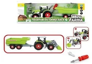 Artyk Mini Farma traktor z przyczepą do skręcania - Jeździki dla dzieci - miniaturka - grafika 2