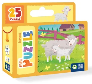 ZIELONA SOWA mini Puzzle Baranek - Puzzle - miniaturka - grafika 2