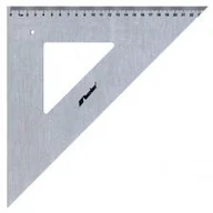 Linijki, ekierki - Leniar Spółka Z Ograniczoną Odpowiedzialn Ekierka Professional 45/32cm Metal 10015 - miniaturka - grafika 1