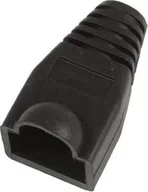 Wtyczki i adaptery - MicroConnect Boots RJ45 Black 50pack KON503B - miniaturka - grafika 1