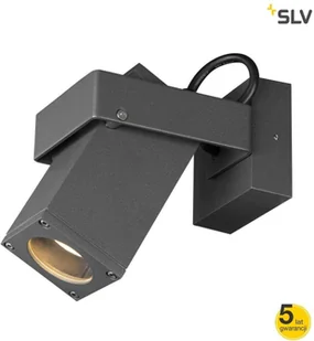 Spotline SLV THEO BRACKET CW zewnętrzna oprawa sufitowa natynkowa i ścienna QPAR51 kolor antracytowy 1004653 - Lampy ogrodowe - miniaturka - grafika 3