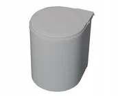 Meble modułowe i akcesoria - Kosz Na Śmieci, Kosz Na Odpady, Szary automatyczny - miniaturka - grafika 1