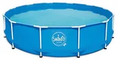 Baseny ogrodowe - Swing BASEN OKRĄGŁY Z METALOWĄ RAMĄ 3,05m x 76cm NIEBIESKI BASEN OKRĄGŁY Z METALOWĄ RAMĄ 3,05m x 76cm NIEBIESKI - miniaturka - grafika 1