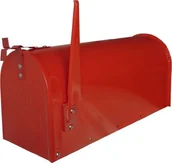 Skrzynki na listy - Domus USA/R skrzynka na listy w amerykańskim stylu, w których tablica będzie wyglądała świetnie przez wiele lat, czerwony - miniaturka - grafika 1