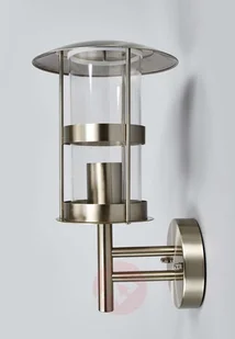 LAMPENWELT.COM Lampa zewnętrzna Noemi ze stali szlachetnej - Lampy ogrodowe - miniaturka - grafika 3