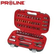 Bity - Proline Profesjonalny zestaw zestaw nasadek i bitów 1/2 cala 52szt. 10-24mm, (58752) - miniaturka - grafika 1