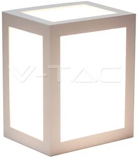 v-tac Oprawa Ścienna V-TAC 12W LED IP65 Biała VT-822 6400K 750lm - Lampy ścienne - miniaturka - grafika 11
