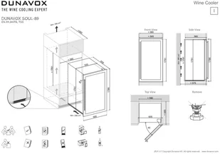 Dunavox DX-89.246TSS - Chłodziarki do wina - miniaturka - grafika 4