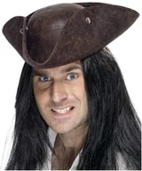 Dodatki do strojów karnawałowych - Smiffys Kapelusz "Pirat" SF34564 - miniaturka - grafika 1