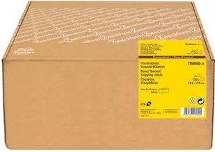 Avery Zweckform td8060  25 Thermo bezpośrednio etykiety na przesyłki (103 X 199 MM, 2 rolka/700 etykiety) Biały TD8060-25 - Etykiety do drukarek - miniaturka - grafika 3