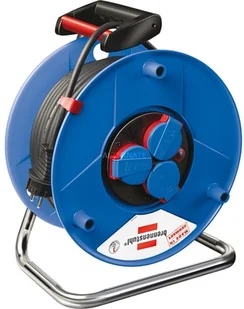 Brennenstuhl Listwa zasilająca Garant, 3x schuko, 40m, IP 44, czarno-niebieski 1 (1208380) - Listwy zasilające - miniaturka - grafika 2