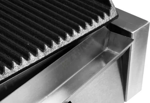 Yato PODWÓJNY GRILL KONTAKTOWY RYFLOWANY 58CM YG-04560 - Piece, kotły  i płyty grzejne gastronomiczne - miniaturka - grafika 6