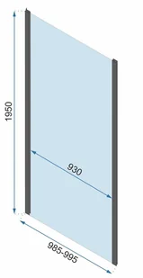 Rea Rapid Fold 90x100 K6419 - Kabiny prysznicowe - miniaturka - grafika 5