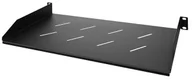 Akcesoria do szaf serwerowych - StalFlex Półka do szafy 19" z otworami 200 mm 1U czarna RSF19-1U-200-B - miniaturka - grafika 1