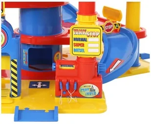 Wader Parking z 4-poziomowy z samochodami 37855 - Tory, garaże, parkingi - miniaturka - grafika 3