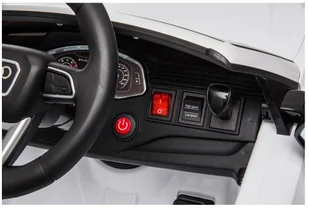LEAN CARS Samochód na akumulator Audi RS Q8 biały 7901 - Pojazdy elektryczne dla dzieci - miniaturka - grafika 7