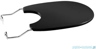 Roca Roca Carmen Black Deska bidetowa zwykła czarny połysk A806B5056B - Pokrywy bidetowe - miniaturka - grafika 2
