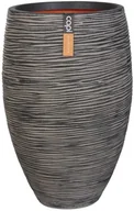 Donice - Nature Capi Elegancka donica Rib, 45x72 cm, antracytowa Capi Europe - miniaturka - grafika 1