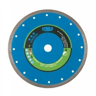 TYROLIT Tarcza diamentowa do ceramiki i gresu TYROLIT DCT, 125x1,2x22,2 mm - Akcesoria do elektronarzędzi - miniaturka - grafika 2
