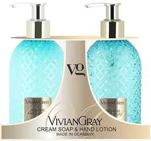 Vivian Gray Zestaw kosmetyczny do pielęgnacji dłoni z Jasmine i paczulą Soap & Hand Lotion)Cream Soap & Hand - Zestawy kosmetyków damskich Vivian Gray Zestaw kosmetyczny do pielęgnacji dłoni z Jasmine i paczulą Soap & Hand Lotion)Cream Soap & Hand - Zestawy kosmetyków damskich - miniaturka - grafika 1